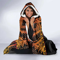 Melanesian Papua New Guinea Hooded Blanket Plumeria Bird of Paradise Tribal LT9 - Polynesian Pride