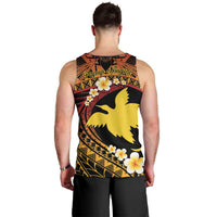 Melanesian Papua New Guinea Men Tank Top Plumeria Bird of Paradise Tribal LT9 - Polynesian Pride