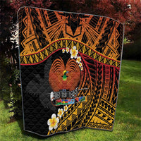 Melanesian Papua New Guinea Quilt Plumeria Bird of Paradise Tribal LT9 - Polynesian Pride