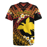 Melanesian Papua New Guinea Rugby Jersey Plumeria Bird of Paradise Tribal LT9 - Polynesian Pride