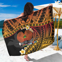 Melanesian Papua New Guinea Sarong Plumeria Bird of Paradise Tribal LT9 One Size 44 x 66 inches Red - Polynesian Pride