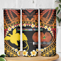 Melanesian Papua New Guinea Skinny Tumbler Plumeria Bird of Paradise Tribal LT9 - Polynesian Pride