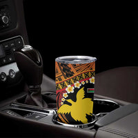 Melanesian Papua New Guinea Tumbler Cup Plumeria Bird of Paradise Tribal LT9 - Polynesian Pride