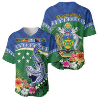 Melanesian Solomon Islands Baseball Jersey Tropical Shark Tattoo LT9 - Polynesian Pride