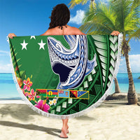 Melanesian Solomon Islands Beach Blanket Tropical Shark Tattoo LT9 - Polynesian Pride