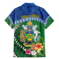 Melanesian Solomon Islands Family Matching Mermaid Dress and Hawaiian Shirt Tropical Shark Tattoo LT9 - Polynesian Pride