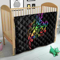 Personalised New Zealand Wellington Pride Quilt Maori Fern with Pride Flag 2024 LT9 - Polynesian Pride