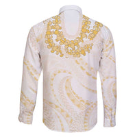 Aloha Lei Onaona Family Matching Mermaid Dress and Hawaiian Shirt Beige Hawaiian Tribal Pattern LT9 - Polynesian Pride