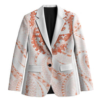 Aloha Lei Onaona Blazer Red Hawaiian Tribal Pattern - Polynesian Pride