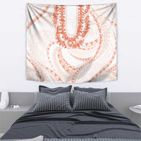 Aloha Lei Onaona Tapestry Red Hawaiian Tribal Pattern