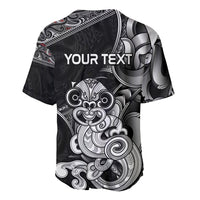 Personalised New Zealand Potae Pango Cricket Baseball Jersey Special Maori Hei Tiki Tribal Tattoo LT9 - Polynesian Pride