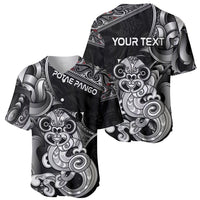Personalised New Zealand Potae Pango Cricket Baseball Jersey Special Maori Hei Tiki Tribal Tattoo LT9 - Polynesian Pride