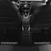 Personalised New Zealand Potae Pango Cricket Car Mats Special Maori Hei Tiki Tribal Tattoo LT9 Set 2pcs - Back Black - Polynesian Pride