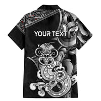Personalised New Zealand Potae Pango Cricket Family Matching Mermaid Dress and Hawaiian Shirt Special Maori Hei Tiki Tribal Tattoo LT9 - Polynesian Pride