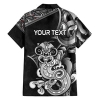 Personalised New Zealand Potae Pango Cricket Family Matching Tank Maxi Dress and Hawaiian Shirt Special Maori Hei Tiki Tribal Tattoo LT9 - Polynesian Pride