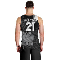 Custom Papua New Guinea Cricket Men Tank Top Tribal Bird of Paradise Tattoo LT9 - Polynesian Pride