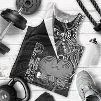 Custom Papua New Guinea Cricket Men Tank Top Tribal Bird of Paradise Tattoo LT9 - Polynesian Pride