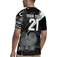 Custom Papua New Guinea Cricket Rugby Jersey Tribal Bird of Paradise Tattoo LT9 - Polynesian Pride