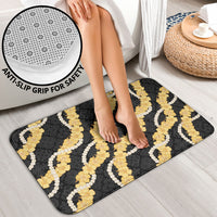 Aloha Melemele Hibiscus Pikake Lei Bathroom Set Hawaiian Quilt Pattern