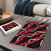 Aloha Ula'ula Hibiscus Pikake Lei Puzzle Hawaiian Quilt Pattern