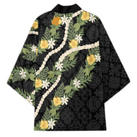 Puakenikeni Anthurium Pikake Lei Kimono Hawaiian Quilt Pattern LT9 - Polynesian Pride