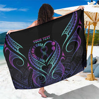 Personalised Your Story Isn't Over Sarong Suicide Prevention Awareness Semicolon Heart