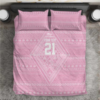Custom New Zealand Basketball Indigenous Bedding Set - Polynesian Pride