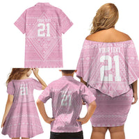Custom New Zealand Basketball Indigenous Family Matching Off Shoulder Short Dress and Hawaiian Shirt LT9 - Polynesian Pride