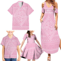 Custom New Zealand Basketball Indigenous Family Matching Summer Maxi Dress and Hawaiian Shirt LT9 - Polynesian Pride