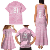 Custom New Zealand Basketball Indigenous Family Matching Tank Maxi Dress and Hawaiian Shirt LT9 - Polynesian Pride