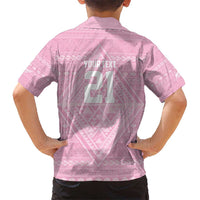 Custom New Zealand Basketball Indigenous Kid Hawaiian Shirt - Polynesian Pride