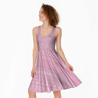 Custom New Zealand Basketball Indigenous Midi Dress - Polynesian Pride