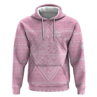 Custom New Zealand Basketball Indigenous Zip Hoodie - Polynesian Pride