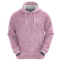 Custom New Zealand Basketball Indigenous Zip Hoodie - Polynesian Pride