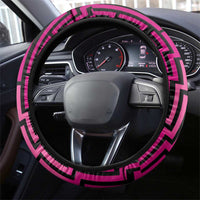 Basketball New Zealand Steering Wheel Cover Pink Maori Ta Moko Indigenous LT9 - Polynesian Pride