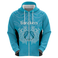 New Zealand Custom Zip Hoodie Fire Basketball Maori Tribal Sky Blue LT9 - Polynesian Pride