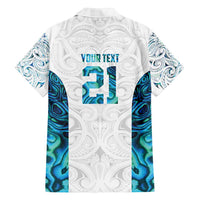 Custom New Zealand Aotearoa Family Matching Long Sleeve Bodycon Dress and Hawaiian Shirt Maori Paua Shell Indigenous LT9 - Polynesian Pride