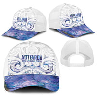 New Zealand Aotearoa Baseball Net Cap Purple Maori Papua Shell Indigenous - Polynesian Pride