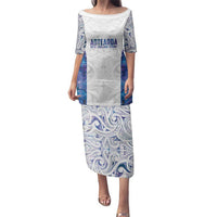 Custom New Zealand Aotearoa Family Matching Puletasi and Hawaiian Shirt Purple Maori Paua Shell Indigenous - Polynesian Pride