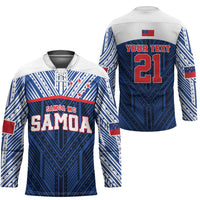 Custom Rugby Toa Samoa Hockey Jersey Samoa mo Samoa Island Warrior Pride - Polynesian Pride