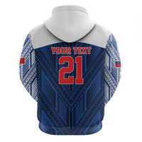 Custom Rugby Toa Samoa Zip Hoodie Samoa mo Samoa Island Warrior Pride - Polynesian Pride