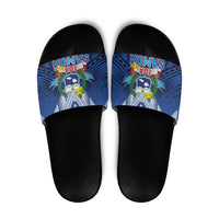 Rugby Toa Samoa Slide Sandals Samoa mo Samoa Strength in Tatau - Polynesian Pride