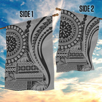 Samoa Siapo Arty Garden Flag Black Style LT9 - Polynesian Pride