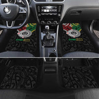 Aotearoa and Cook Islands Mo Te Tiriti Car Mats New Zealand Honour The Treaty Ake!Ake!Ake! LT9 Set 4pcs Green - Polynesian Pride