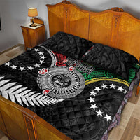 Aotearoa and Cook Islands Mo Te Tiriti Quilt Bed Set New Zealand Honour The Treaty Ake!Ake!Ake! LT9 - Polynesian Pride
