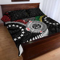 Aotearoa and Cook Islands Mo Te Tiriti Quilt Bed Set New Zealand Honour The Treaty Ake!Ake!Ake! LT9 - Polynesian Pride