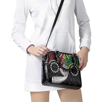 Aotearoa and Cook Islands Mo Te Tiriti Shoulder Handbag New Zealand Honour The Treaty Ake!Ake!Ake! LT9 - Polynesian Pride