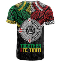 Aotearoa and Cook Islands Mo Te Tiriti T Shirt New Zealand Honour The Treaty Ake!Ake!Ake! LT9 - Polynesian Pride