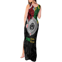 Aotearoa and Cook Islands Mo Te Tiriti Tank Maxi Dress New Zealand Honour The Treaty Ake!Ake!Ake! LT9 - Polynesian Pride