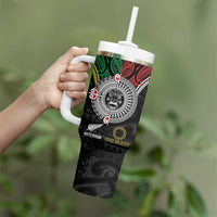 Aotearoa and Cook Islands Mo Te Tiriti Tumbler With Handle New Zealand Honour The Treaty Ake!Ake!Ake! LT9 - Polynesian Pride